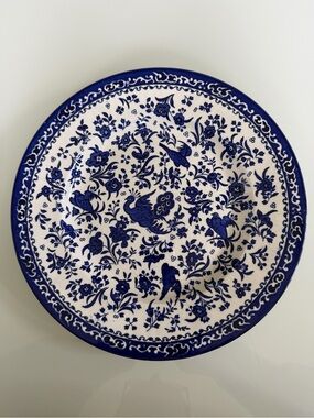 Set of 4 - Bluebird (Burleigh) Burgess and Leigh Dinner Plates